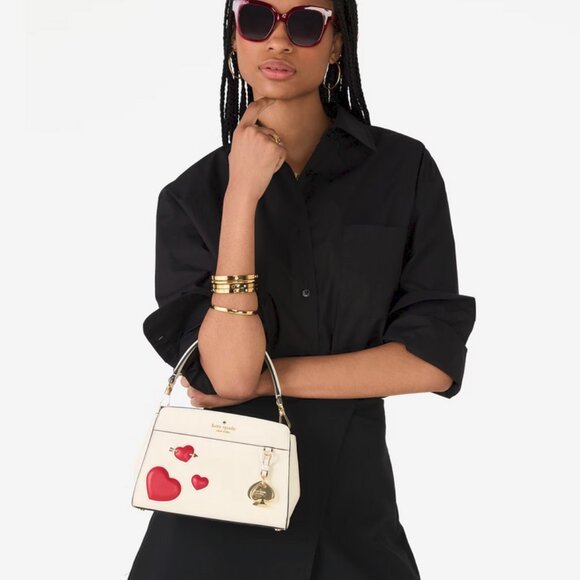 NWT Kate Spade Madison Puffy Heart Small Top Handle Satchel KL147 - Picture 9 of 12